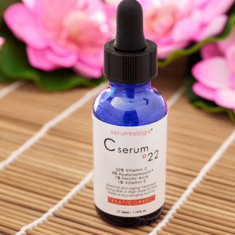 sérumtologié® C serum-22 Vitamin CE Ferulic Acid Serum for Face Anti Wrinkle Serum Retinol, hyaluronic Acid Organic Skin Care Vitamin C image 8