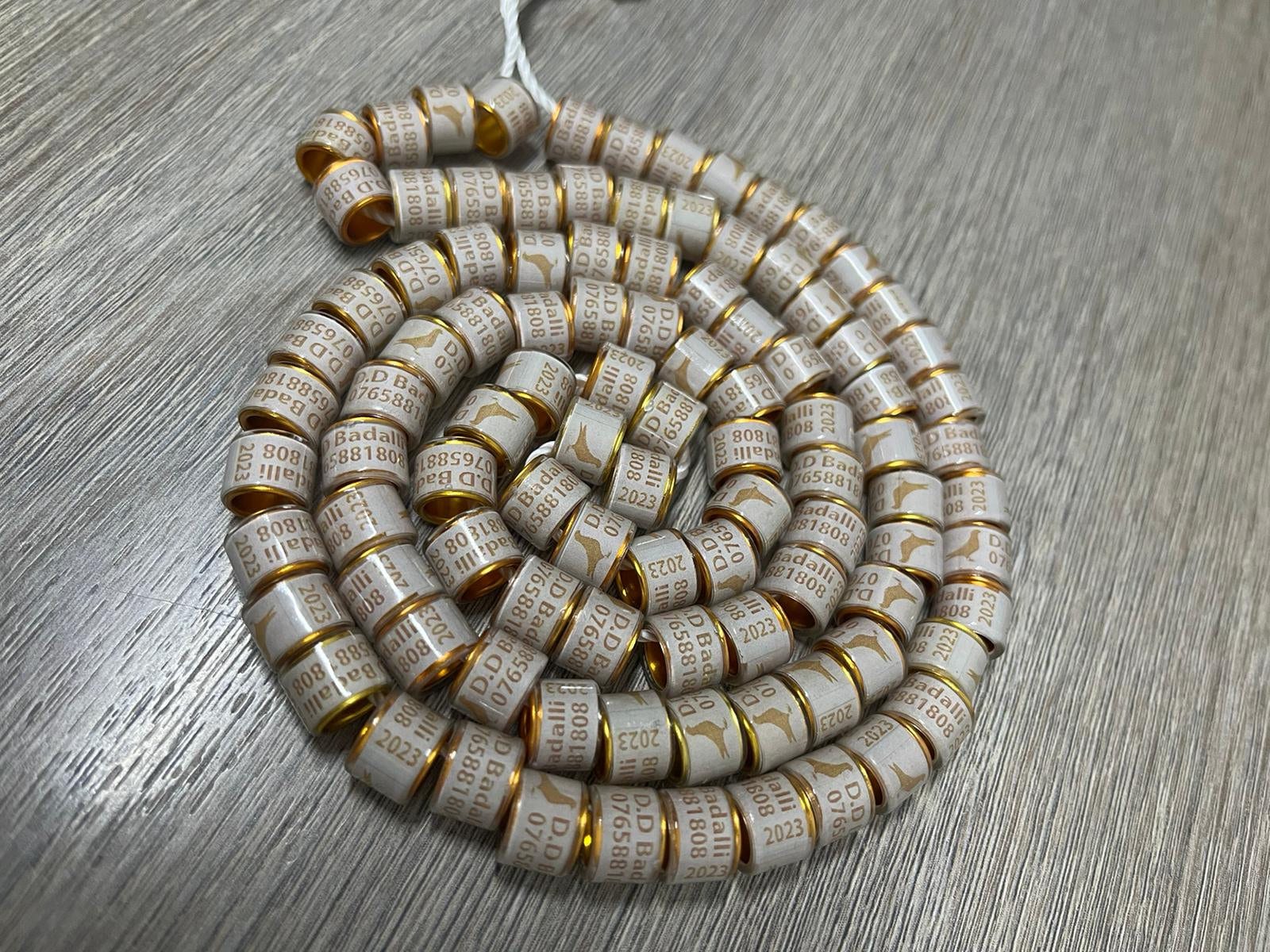 Anelli Per Uccelli Personalizzati - 60 Pezzi In Alluminio, Diametro 2-16mm - Foto 11