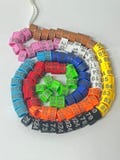 100 Personalized Pigeon Rings – Plastic Clip Bands, 8mm product logo
