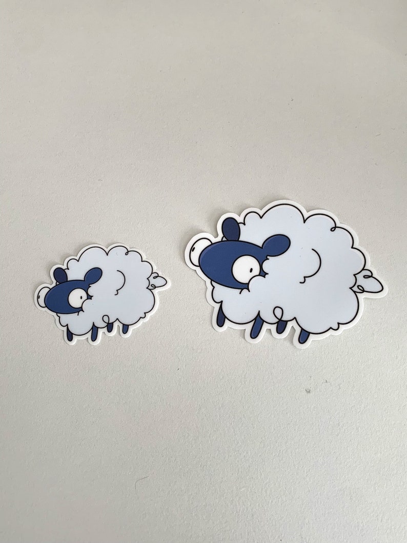 Cute Waterproof Sheep Sticker Etsy