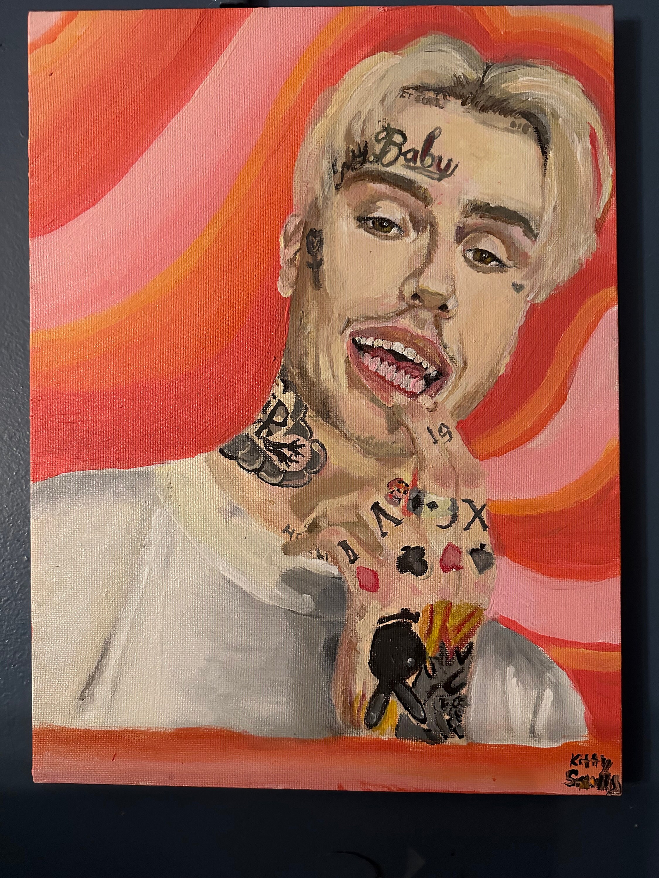 Lil peep sale painting