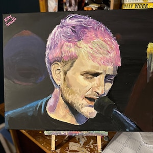 Layne staley de alice in chains impressão de pôster de pintura desconectada