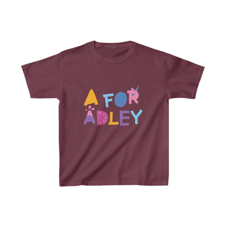 A for Adley tshirt image 7