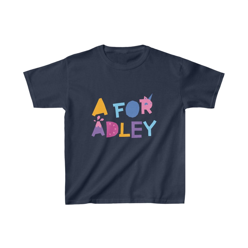 A for Adley tshirt image 2