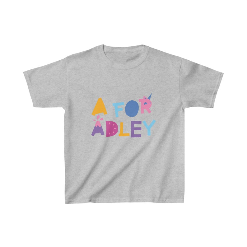 A for Adley tshirt image 9