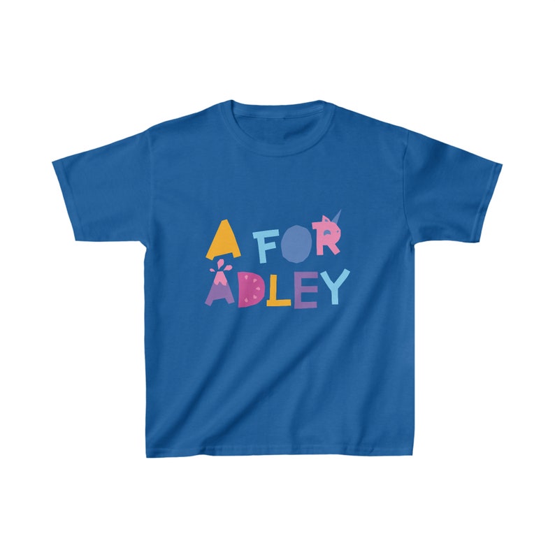 A for Adley tshirt image 4