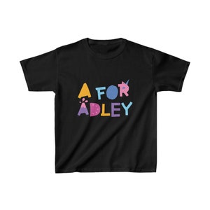 A for Adley tshirt image 5