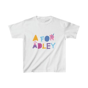 A for Adley tshirt image 1