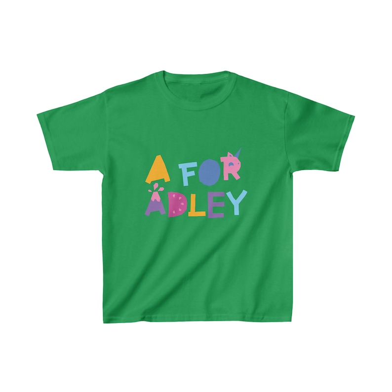 A for Adley tshirt image 6