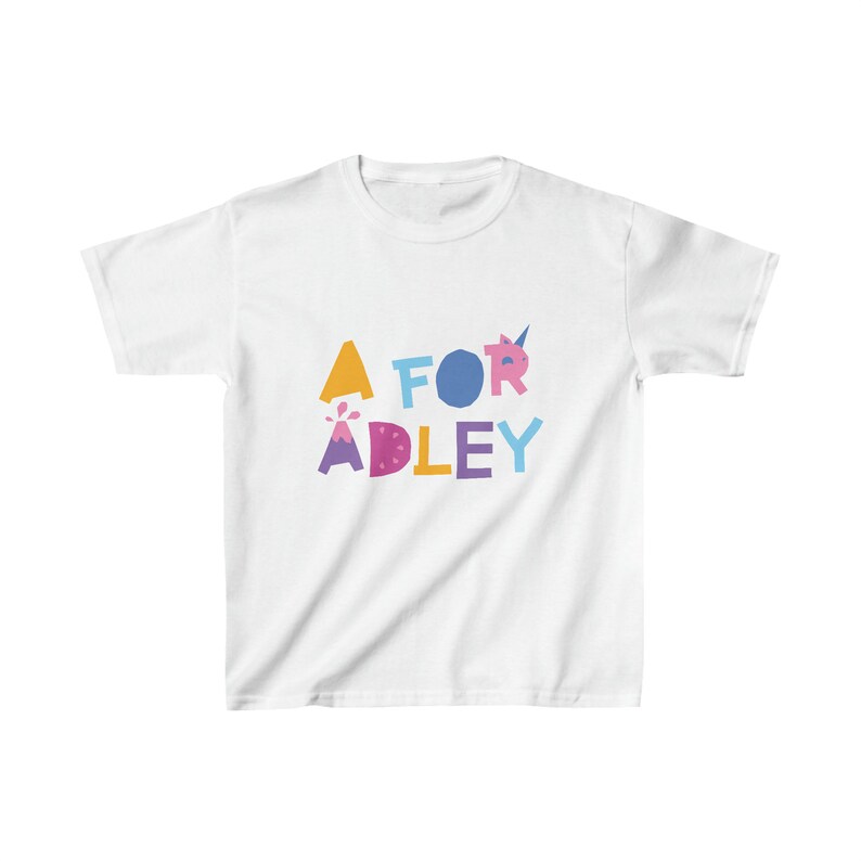 A for Adley tshirt image 10
