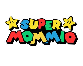 Super Mommio SVG PNG: Rolig mors dag-tröjagrafik (digital nedladdning)