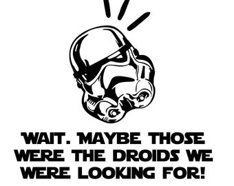 Archivo de corte SVG PNG de Stormtrooper / Star Wars / Divertido / Humor (Descarga digital)