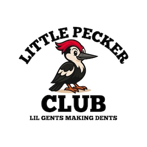 Little Pecker Club | DTF PNG | Graphic | T-Shirt | Funny | Lil Gents Making Dents | Digital Transfer File
