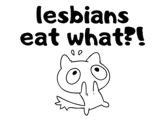 Gatita - SVG PNG DTF / Cricut / Lesbianas / Gatos / Orgullo / Gracioso / Ofensivo