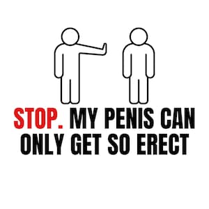 Erect - SVG PNG | Digital Download | Humor | Cricut | Funny | Cut File