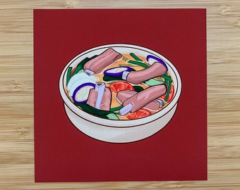 Sinigang Print | Filipino Food, Filipino Food Print, Fil-Am, food print, soup print