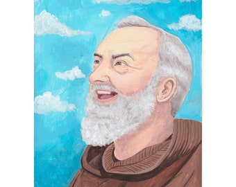 Padre Pio Print | St. Padre Pio, Catholic Print, Catholic Art, Saint Prints, Confirmation Gift