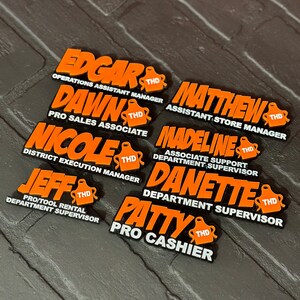 Home Depot magnetic name tag image 6