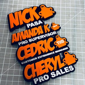 Magnetic  Hardware  Name Tag