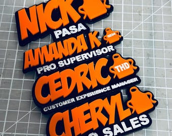 Magnetic  Hardware  Name Tag