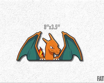 Charizard Peeker Sticker Pokemon