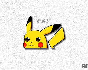 Pikachu Peeker Sticker Pokemon