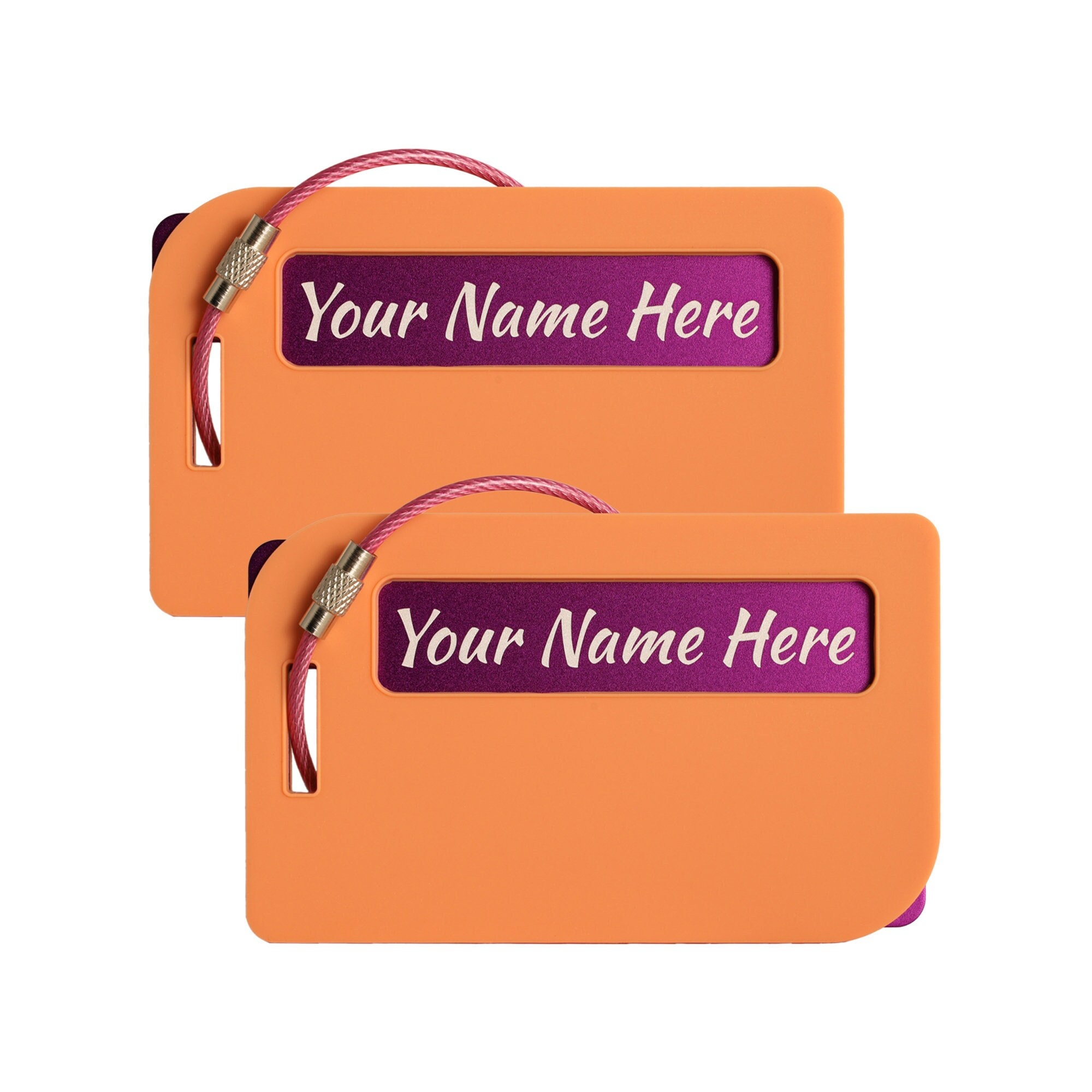 Velcro luggage name tag ID
