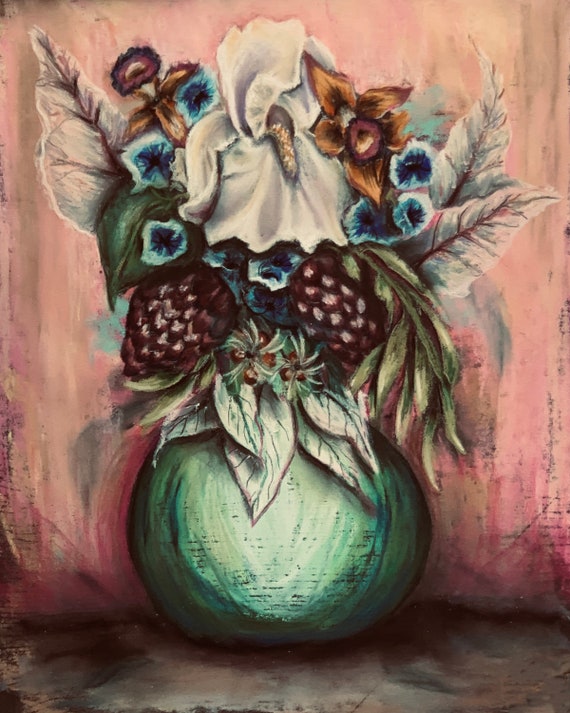 Vase 6, Archival Print - Soft Pastel, 8x10 inches
