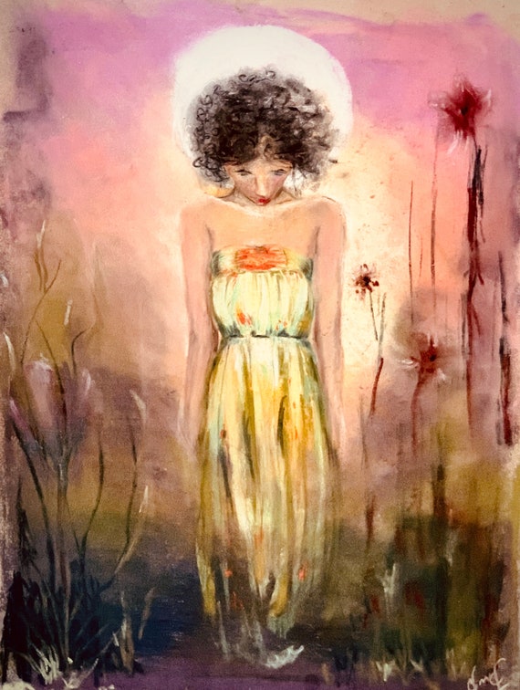 Merge, Archival Print - soft pastel, 9x12