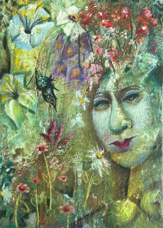 Aja,  Archival Print - Cold Wax, A4