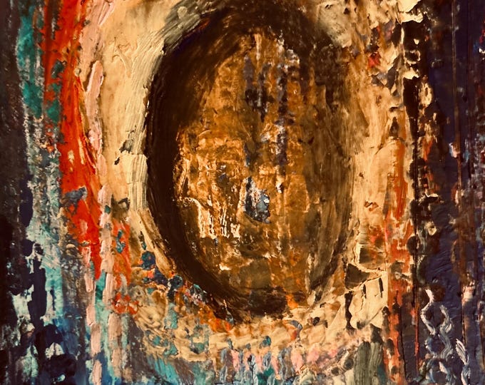 Featured listing image: Portal, print of original oil painting