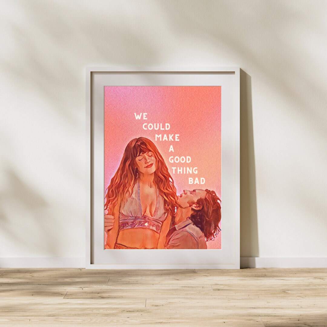 Daisy Jones and the Six Poster Look at Us Now Lyrics Daisy Jones and