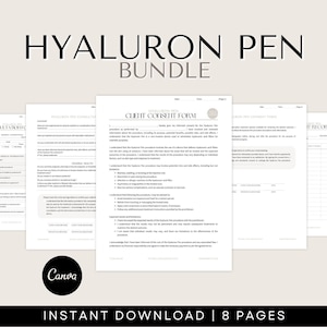 Hyaluron Pen Consent Form - Hyaluronic Acid Pen Consent Form Hyaluronic Acid Filler Pen Consent Form Hyaluron Pen Consultation Form
