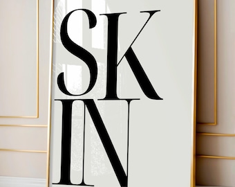Esthetician Studio Decor - Esthetician Art - Beauty Salon Decor - Skincare Wall Sign