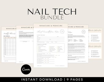 Nail Consent Forms - Nails Consultation Form, Form Nail Extensions, Forms for Nails