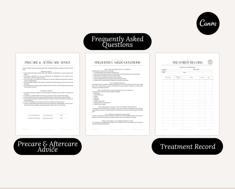 IV Therapy Form Template Forms - Elective IV Infusion Consent Form, IV ...