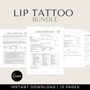 Lip Tattoo Consent Forms, Lip Blush Forms, Lip Tattoo Forms, Lip Blush Consent Form, Lip Blush Aftercare Card Lip Blush Aftercare Cards