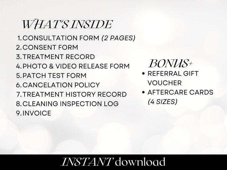 Microdermabrasion Consent Forms Microdermabrasion Consent Etsy