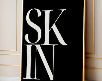Esthetician Studio Decor - Esthetician Art - Beauty Salon Decor - Esthetician Art - Skincare Wall Sign