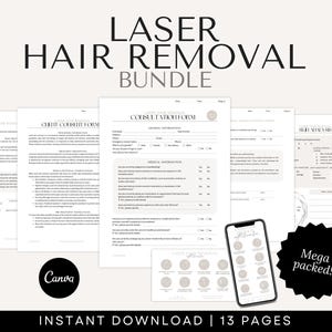 Laser Hair Removal Forms - Laser Removal Form Laser Hair Removal Consent Laser Hair Removal Consultation Form Laser Consent Waiver Form