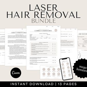 Laser Hair Removal Forms - Laser Removal Form Laser Hair Removal Consent Laser Hair Removal Consultation Form Laser Consent Waiver Form
