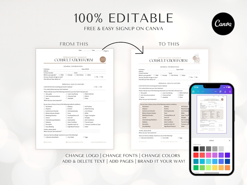 luxury esthetician templates Esthetician Form Lash Form esthetician intake form esthetician consent facial client Esthetician Template medspa forms