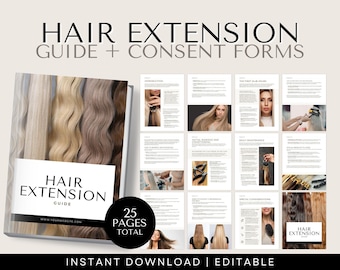 Hair Extension Guide - Hair Extension Manual, Hair Extension Care Guide, How to Look After and How to Care for Hair Extensions