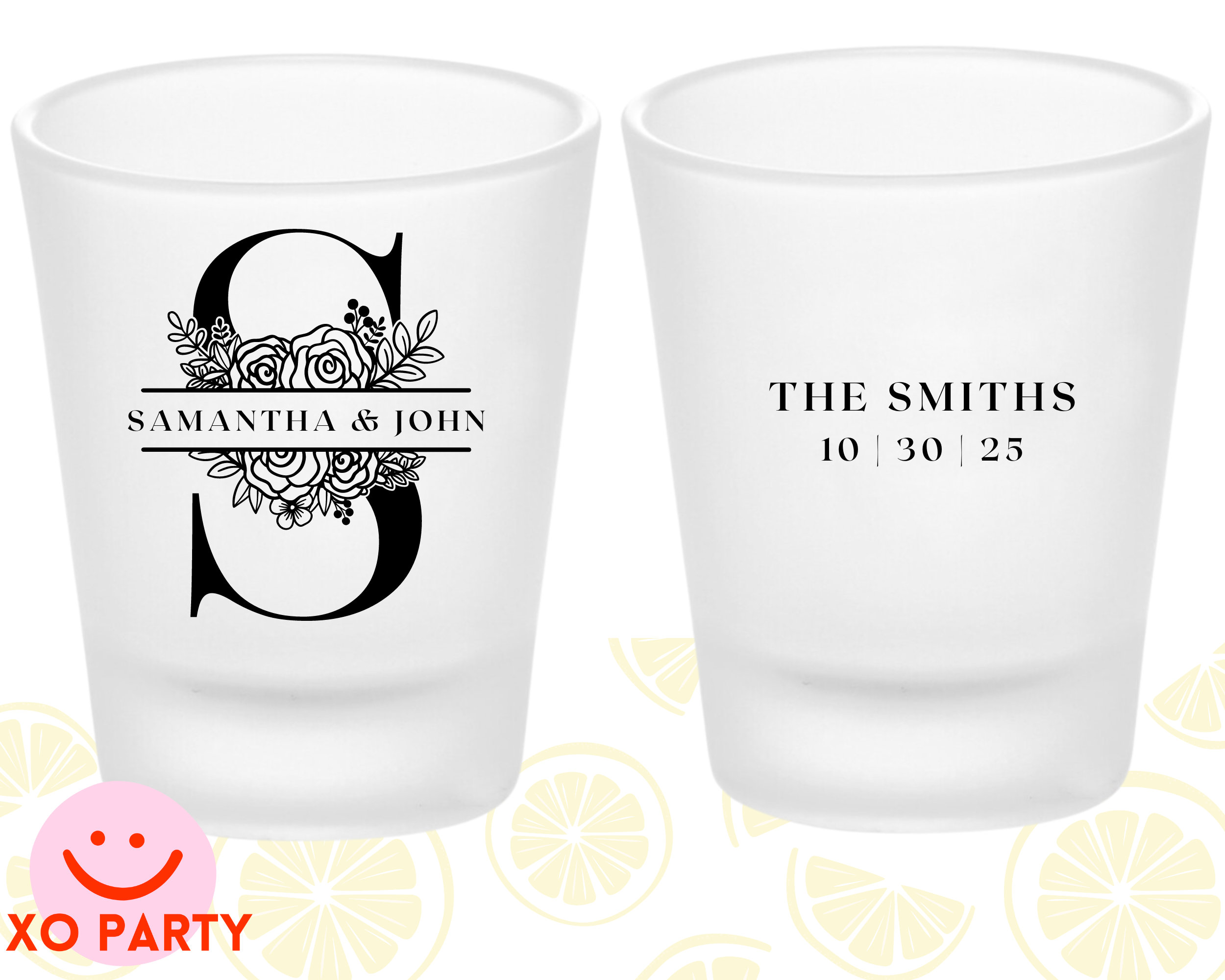 Customizable Shot Glass Wedding Favor in Bulk Shot Glasses Etsy
