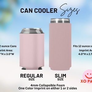 Custom Can Cooler, Wedding Favor for guests in Bulk, Party Gift for Anniversary party, Personalized Wedding Gift image 6