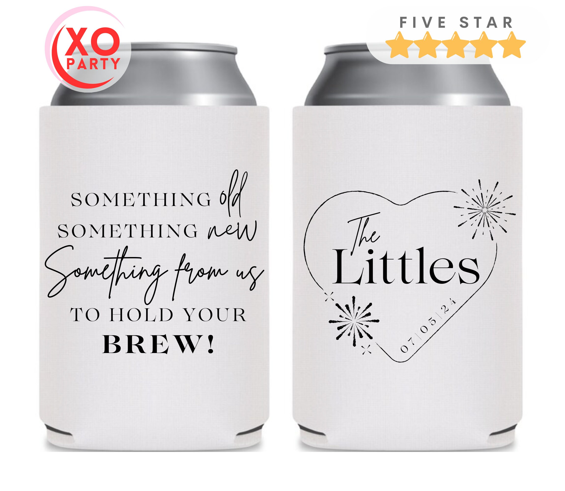 Personalized White Claw Koozie