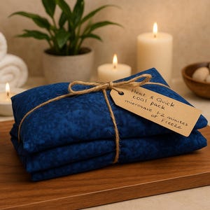 Reusable microwave heat pad. Rice heating pad. Reusable Hot or Cold pack. Large pack for neck, knees, back, etc. Great Gift!