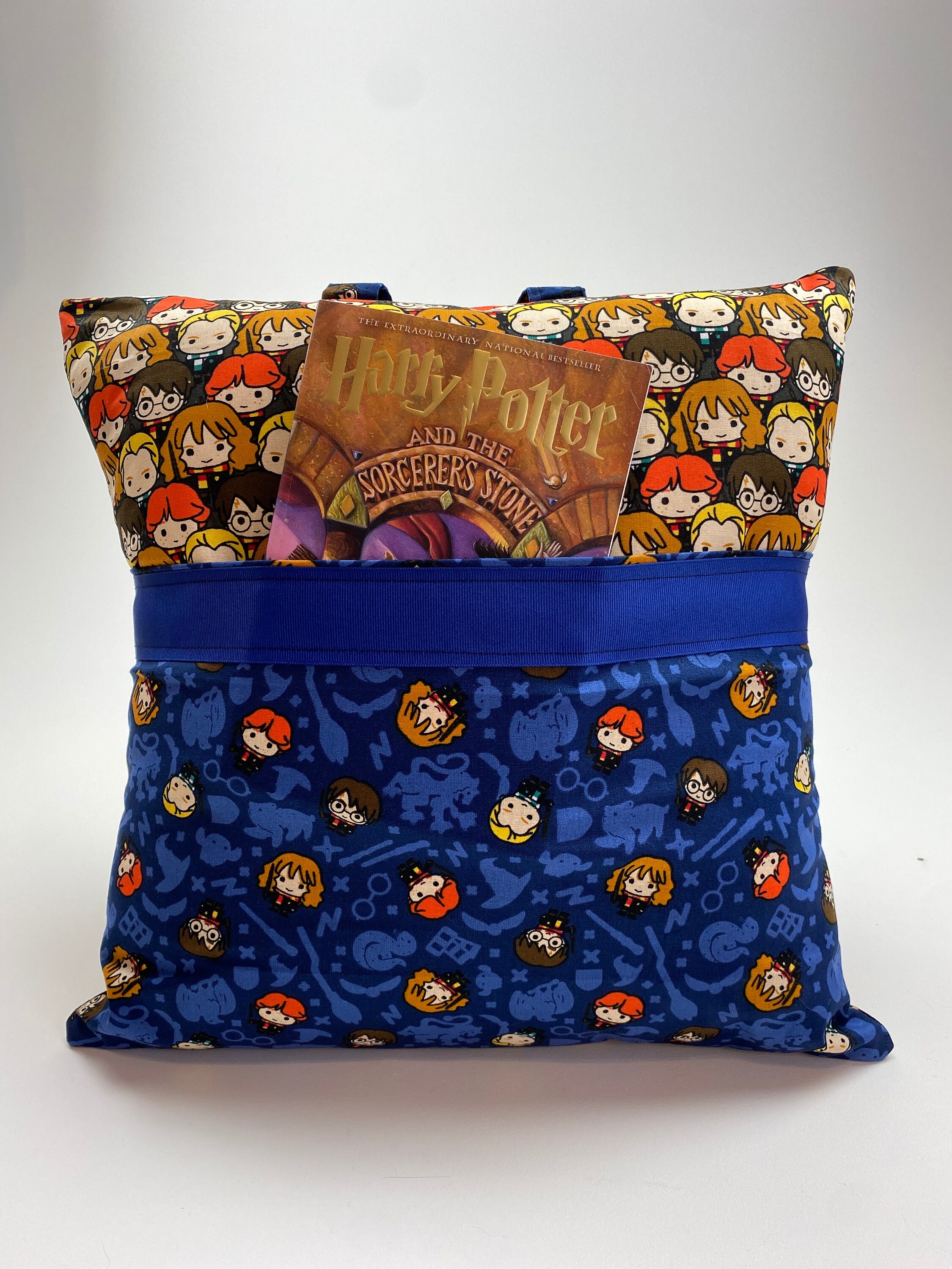 Harry Potter Reading Pillow Cover, Birthday Present for Book Lovers