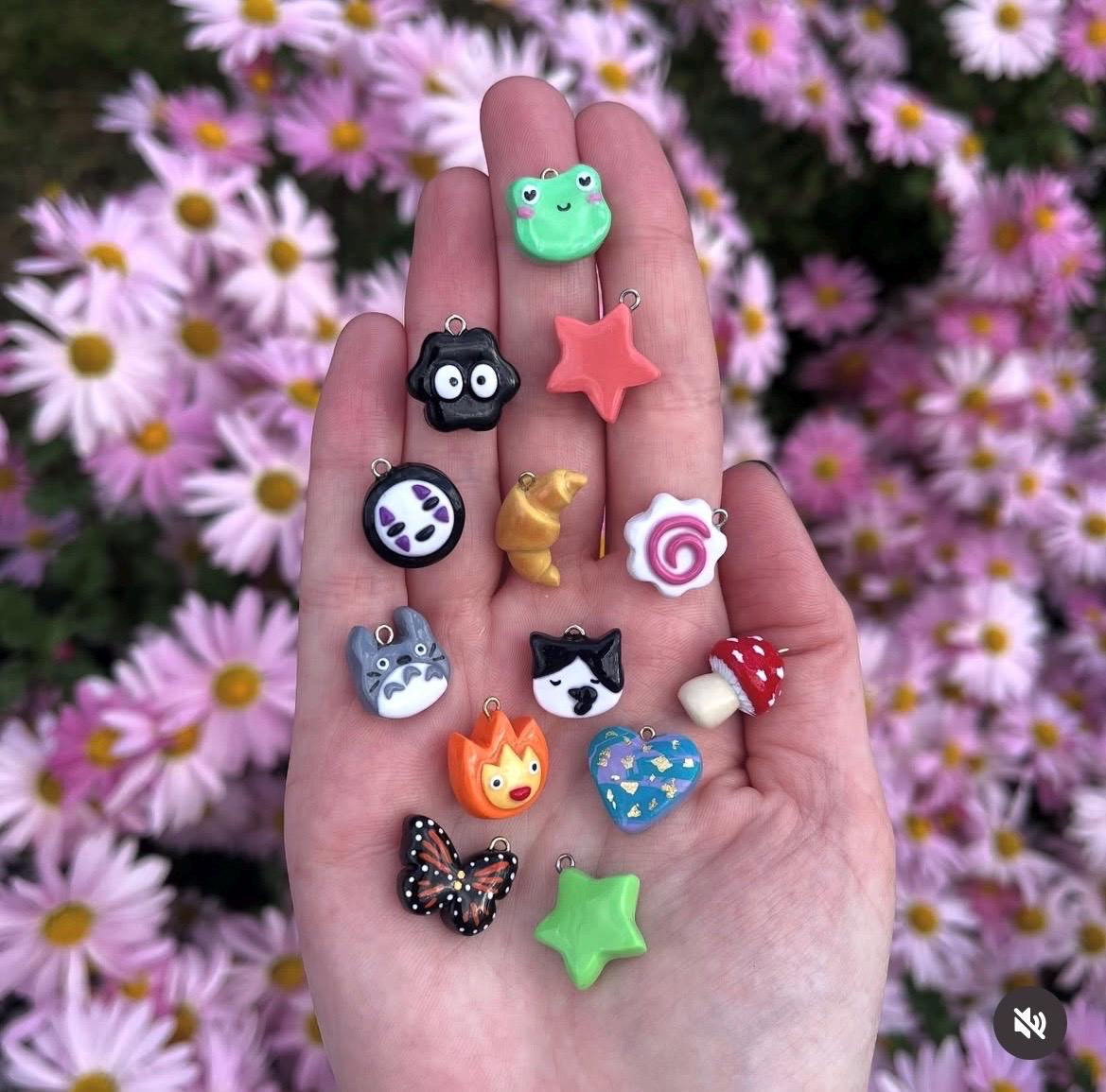 Charms: Handmade Polymer Clay - Etsy