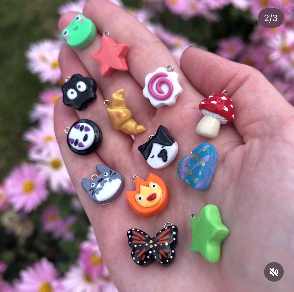 Charms: Handmade Polymer Clay - Etsy